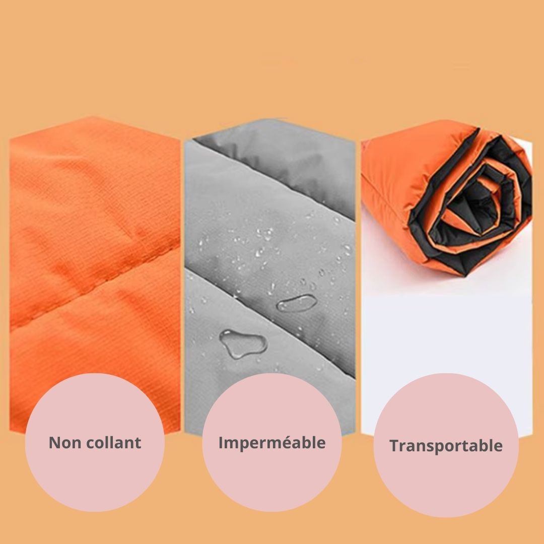 coussin chien transportable